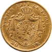 Belgien Leopold II 20 Francs
