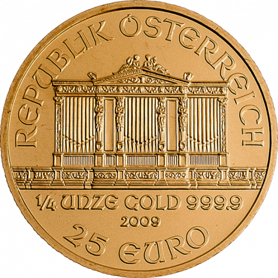Gold Philharmoniker 1/4 Unze