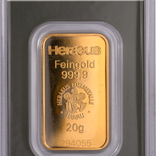 Goldbarren 20 Gramm