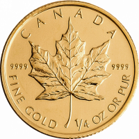 Gold Maple Leaf 1/4 Unze
