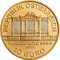 Wiener Philharmoniker 1/10 Unze Gold