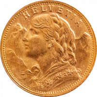 Schweiz 20 CHF Vreneli 5,80g